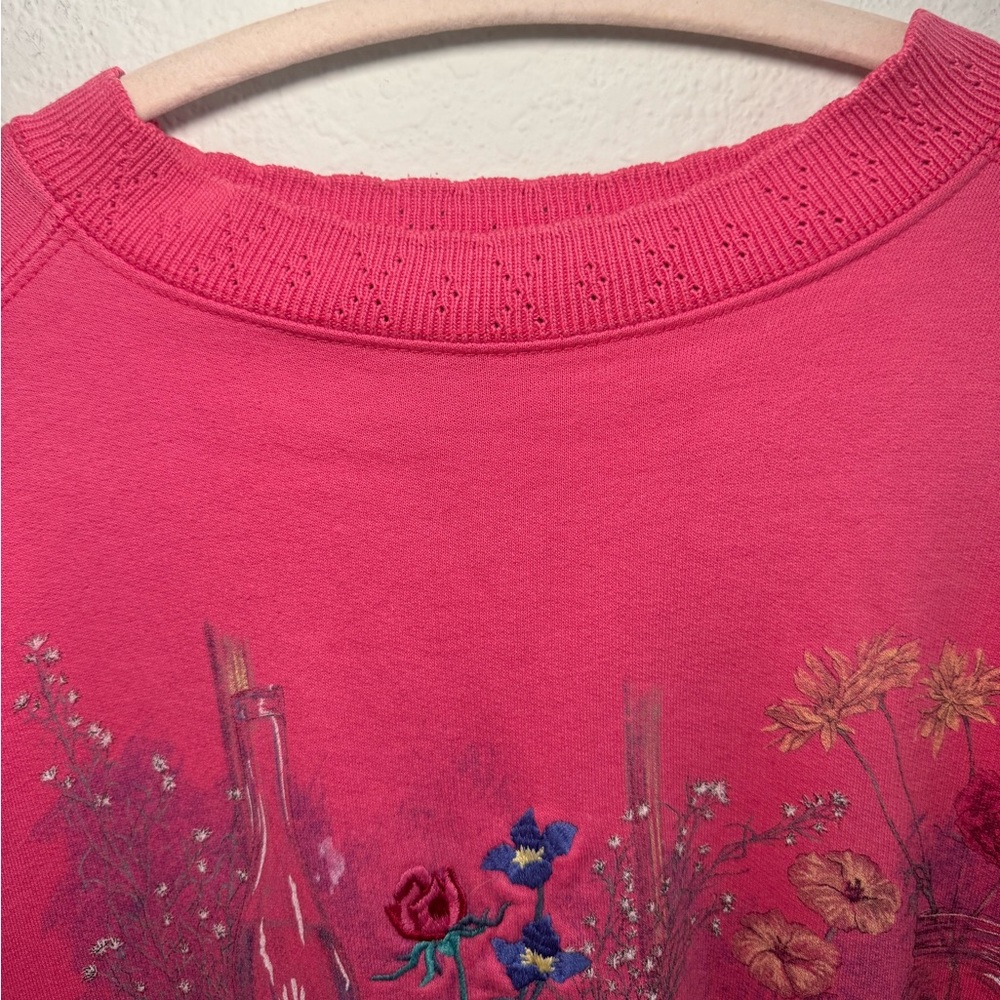 VINTAGE NORTHERN REFLECTIONS FLORAL CREW NECK - Picture 3 of 7